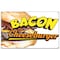 Signmission Bacon Cheeseburger Banner Concession Stand Food Truck Single Sided B-72 Bacon Cheeseburger19 - alternate 1